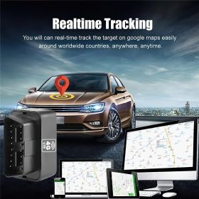 Car GPS Tracking System Realtime Locator with Emergency Notifier Button